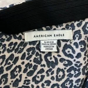 SOLD American Eagle Leopard Midi Skirt